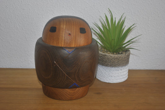 Exclusive vintage kokeshi by Sanpei Yamanaka (1926-2012)