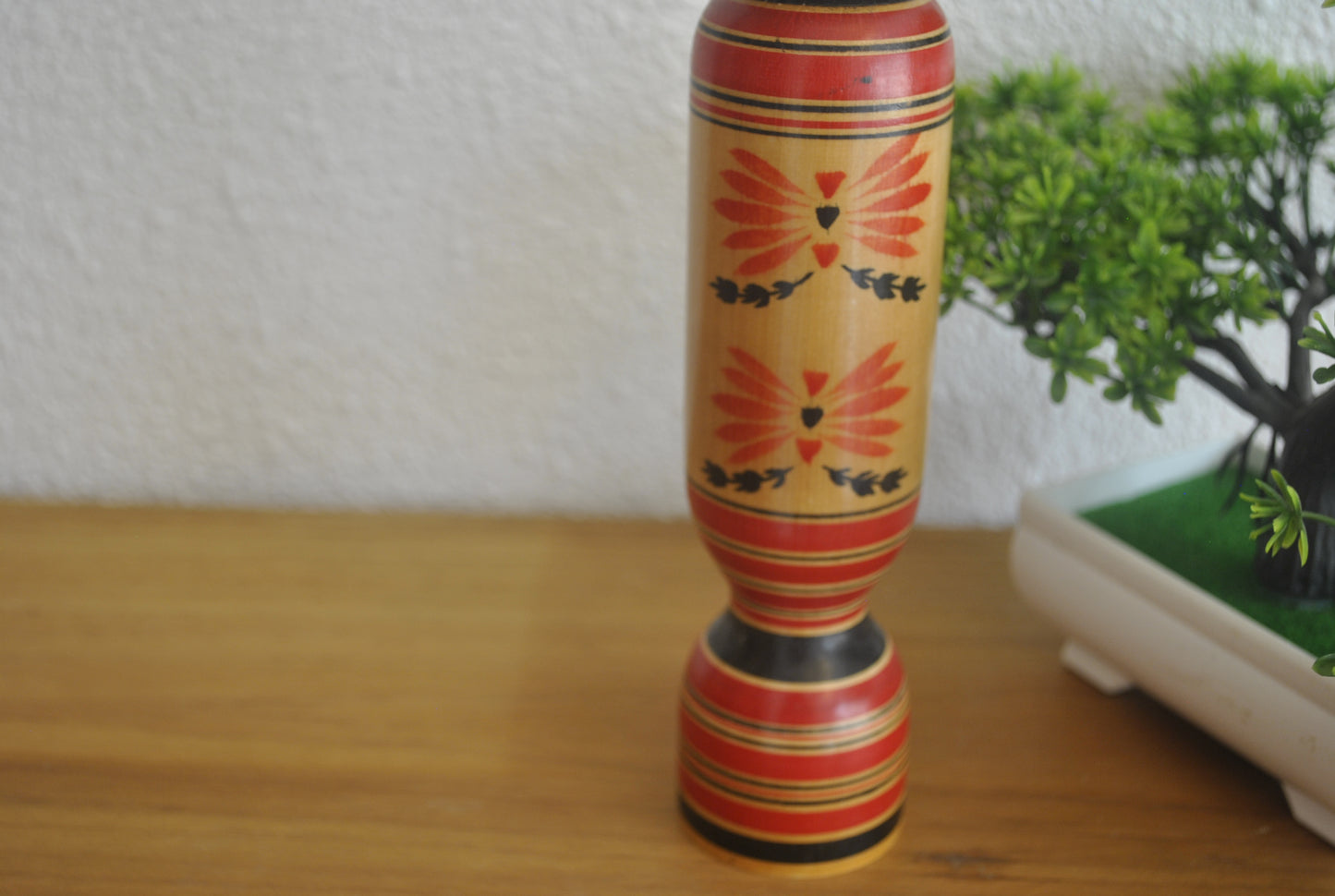 Vintage traditional Togatta kokeshi made by Masayoshi