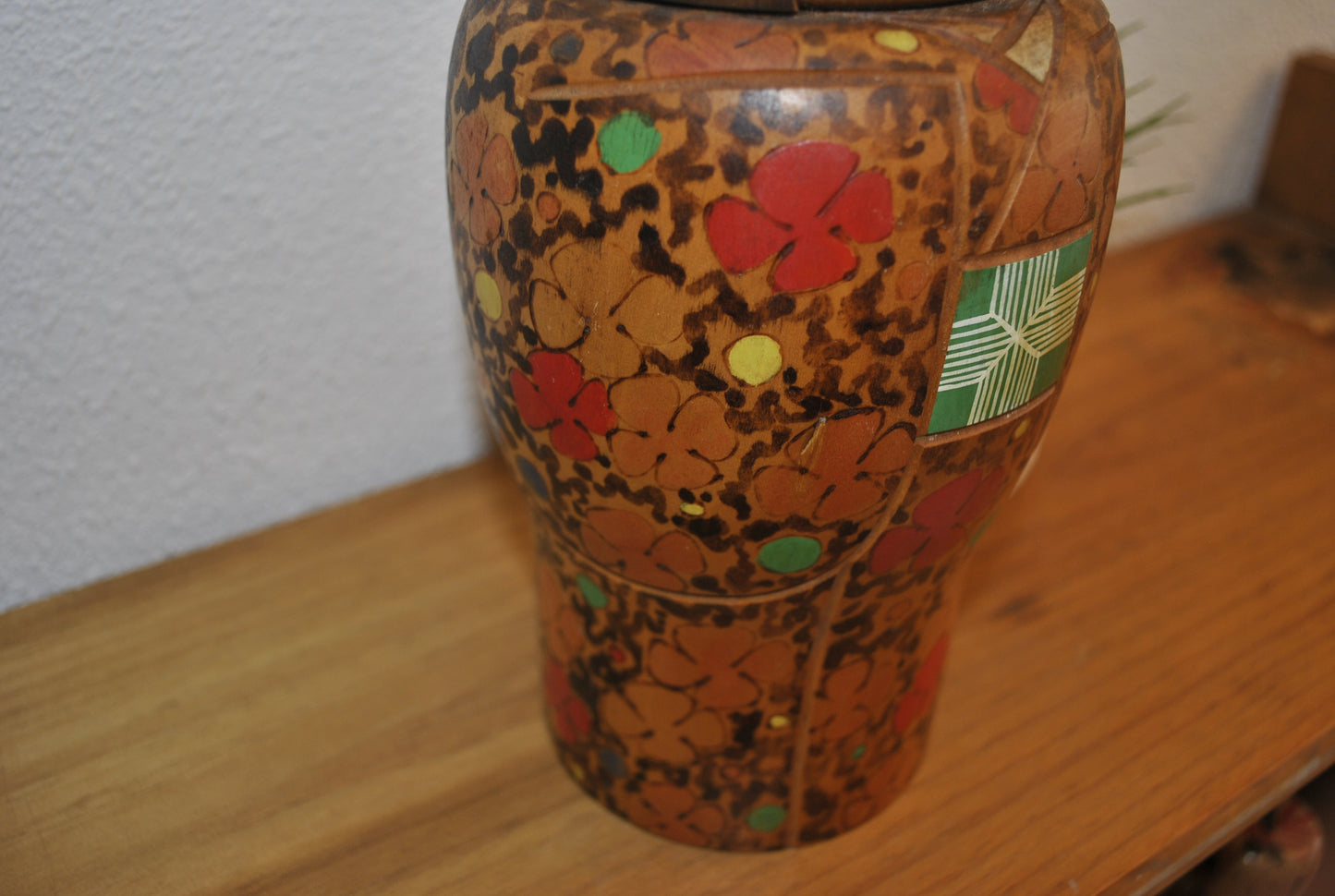 Exclusive vintage Sosaku kokeshi made by Toa Sekiguchi (1942-)