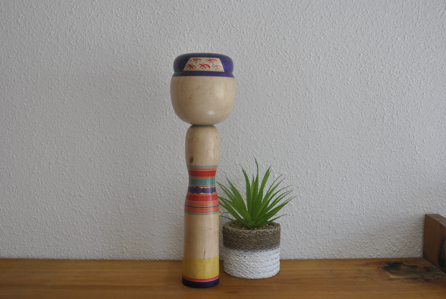 Vintage Yajirou Kokeshi by Keimi Niyama (1925-2003) with Mage Hairstyle