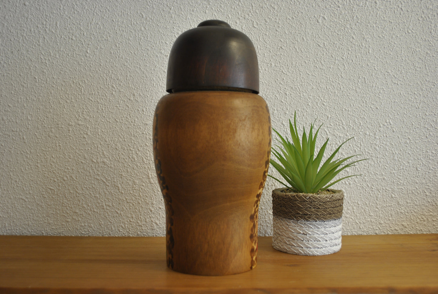 Exclusive vintage Sosaku kokeshi made by Toa Sekiguchi (1942-)