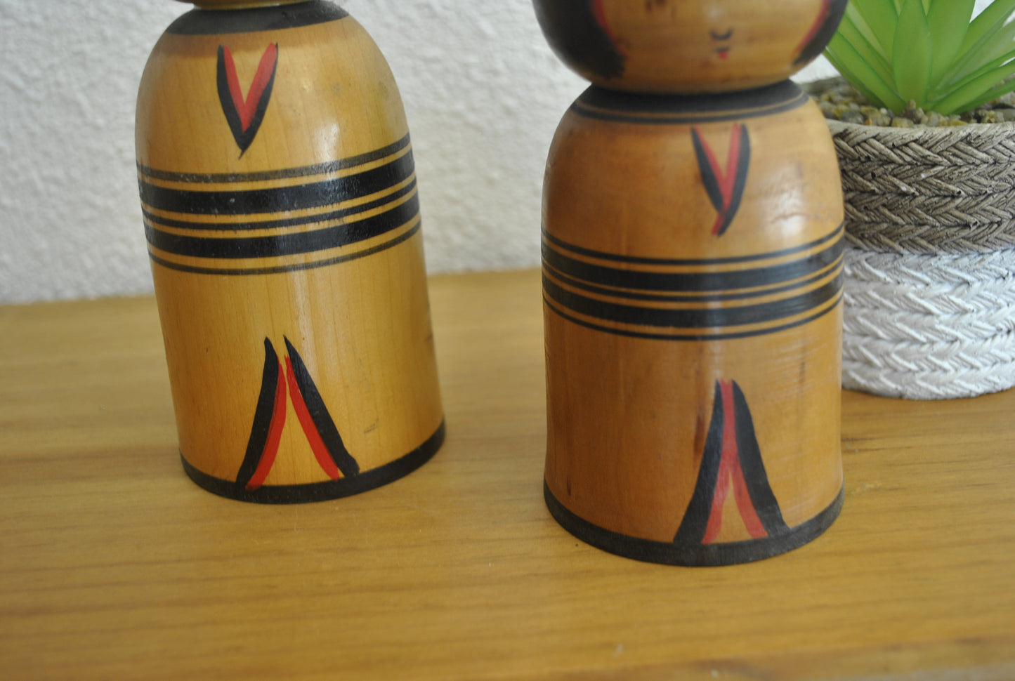 Set of vintage traditional kokeshi