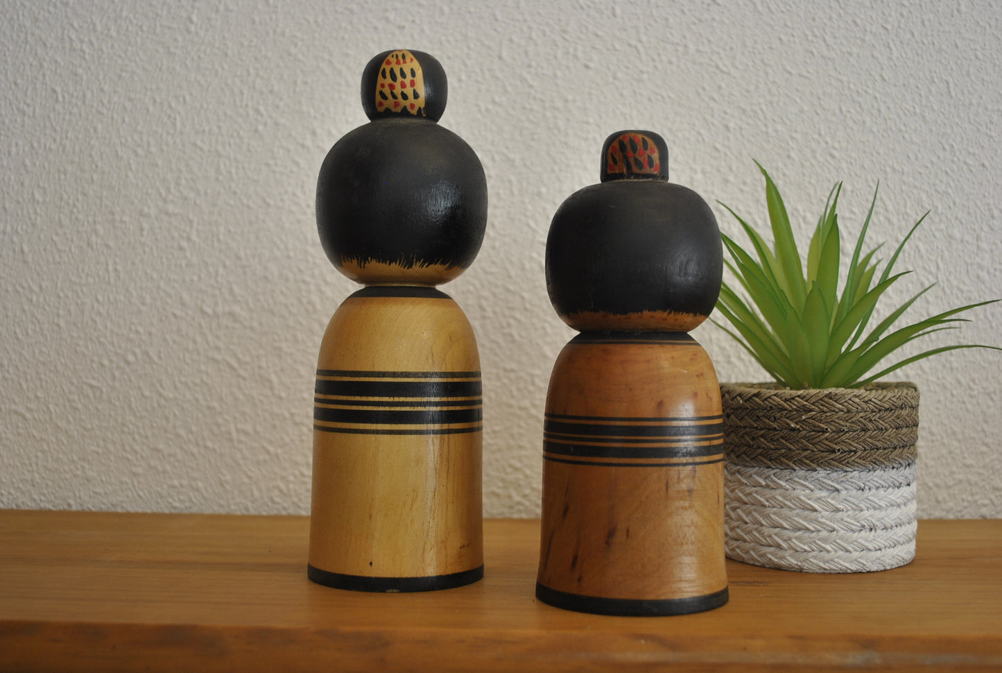 Set of vintage traditional kokeshi