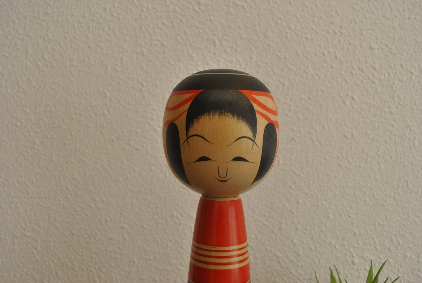 Vintage Traditional Tsuchiyu Kokeshi made by Sato Kyuya (1935-2016)