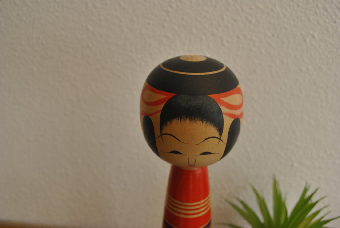 Vintage Traditional Tsuchiyu Kokeshi made by Sato Kyuya (1935-2016)